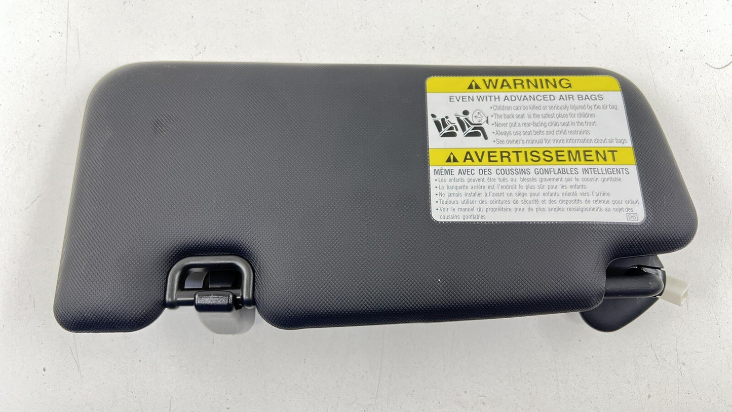 22-24 SUBARU WRX PASSENGER RIGHT FRONT SUNVISOR SUN VISOR SHADE BLACK OEM
