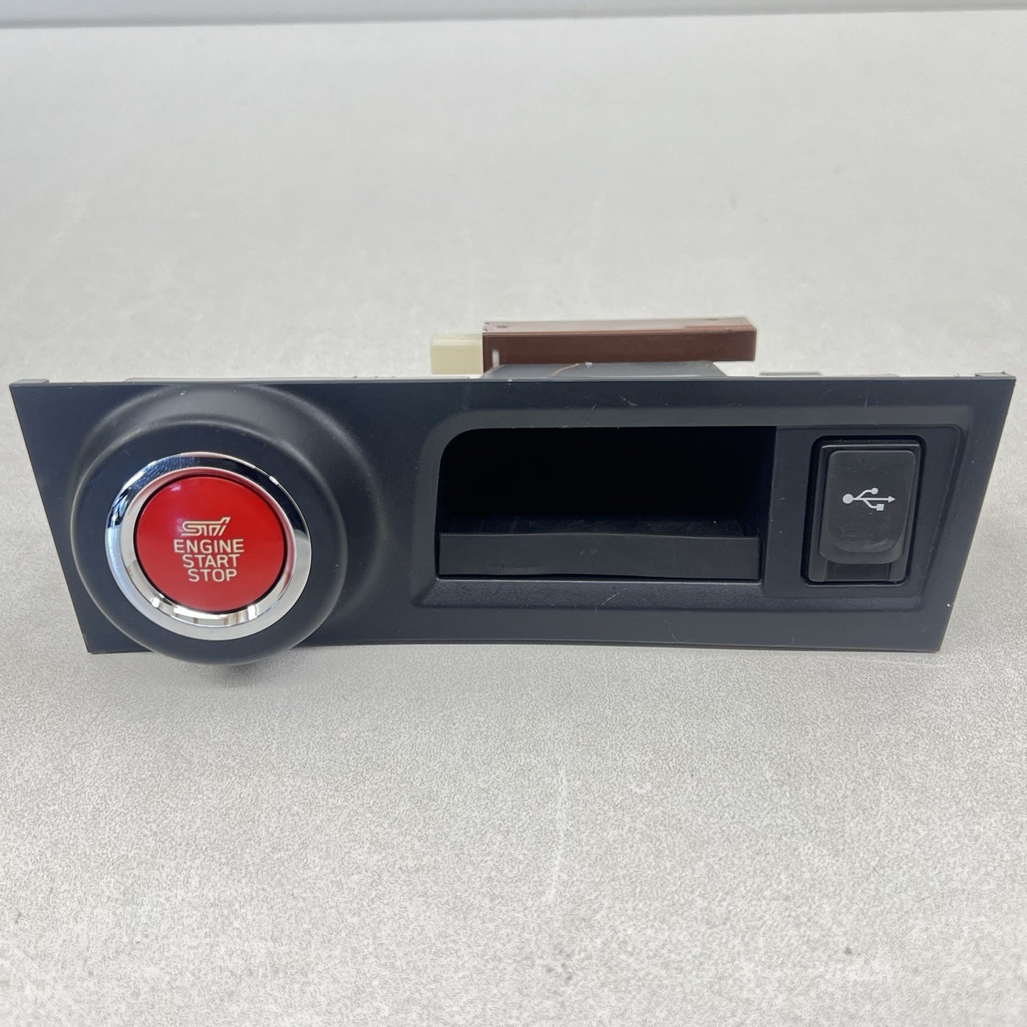 2018 SUBARU BRZ TS STI ENGINE IGNITION SWITCH PUSH START STOP BUTTON W/ TRIM OEM