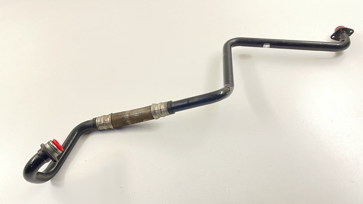 10-15 AUDI R8 5.2L V10 OIL TANK RESERVOIR INLET PIPE LINE HOSE TUBE OEM
