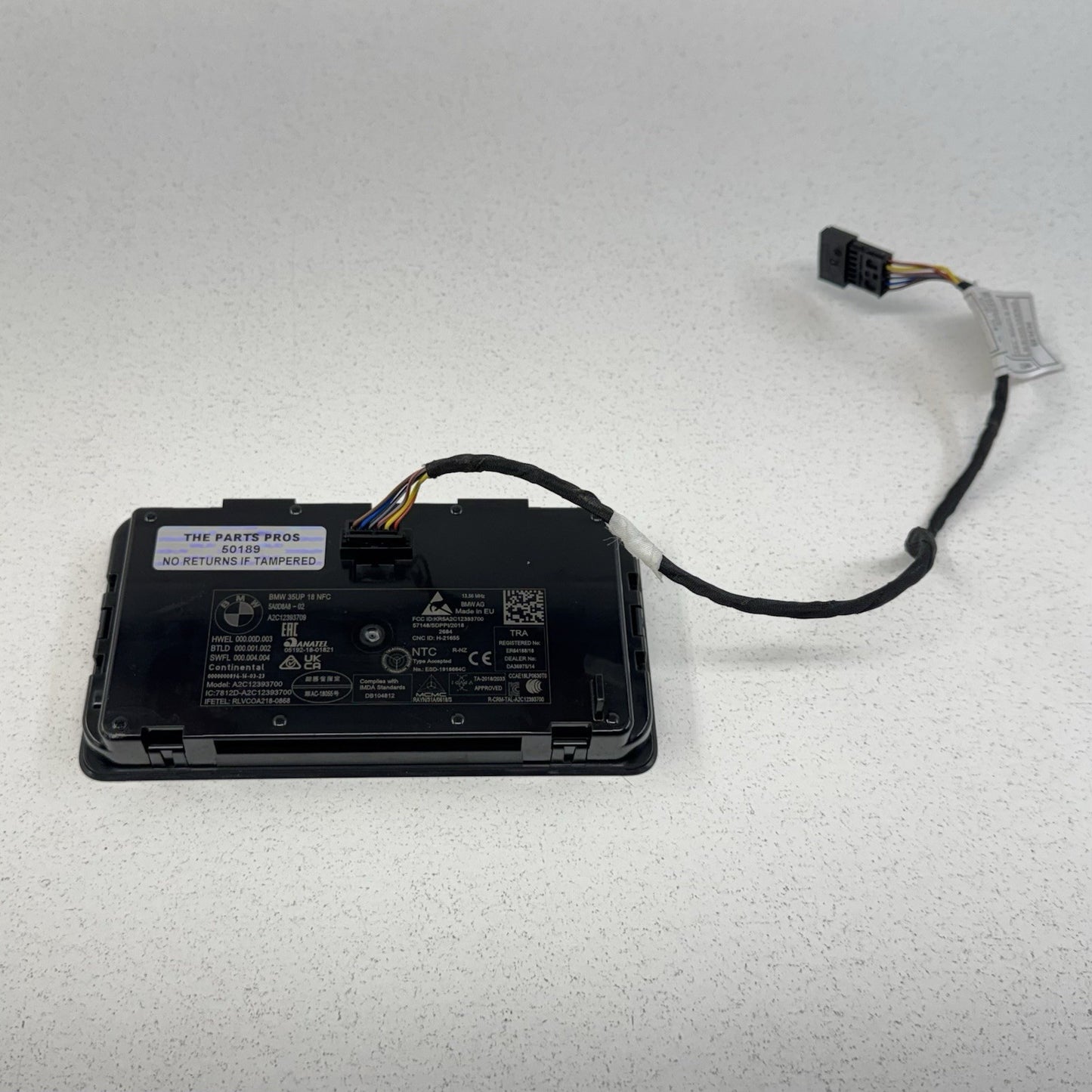 18-24 BMW G01 G02 X3 X4 Center Console Wireless Charger Phone Charging Pad OEM