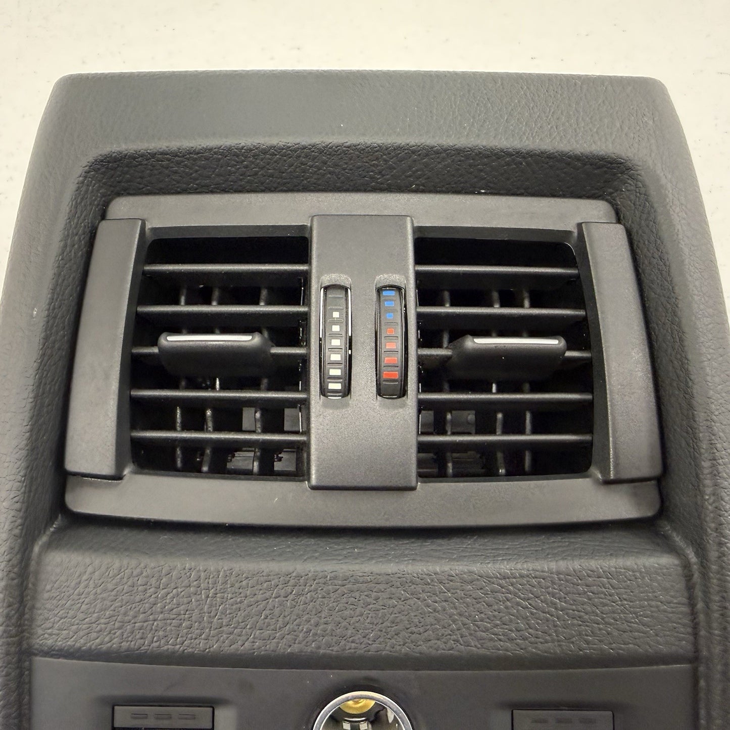 15-18 BMW F80 M3 Rear Center Console Air Vent Grill W/ Surround Trim Heated OEM