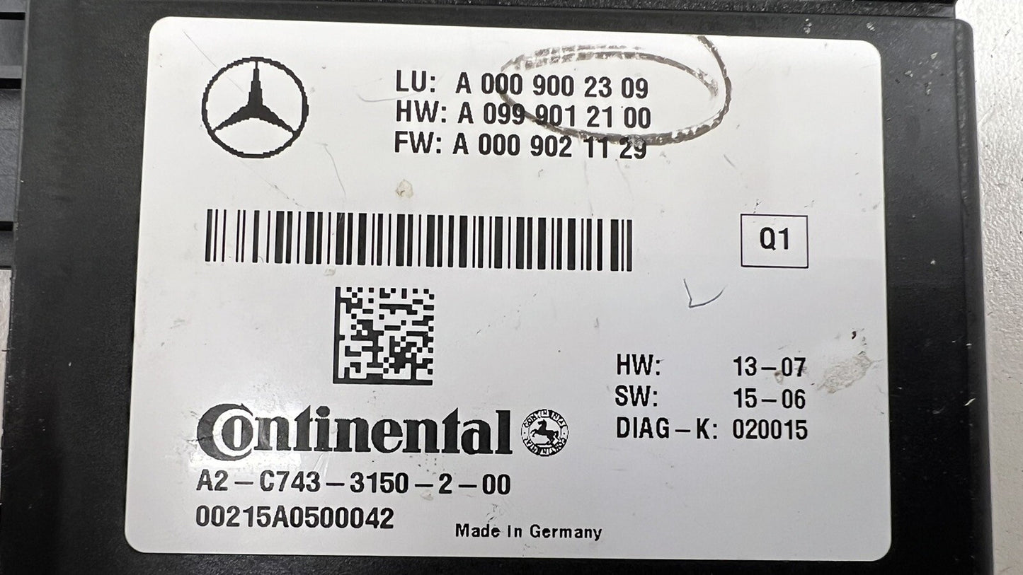 15-18 MERCEDES-BENZ C63S W205 CRUISE CONTROL DISTANCE SENSOR MODULE OEM