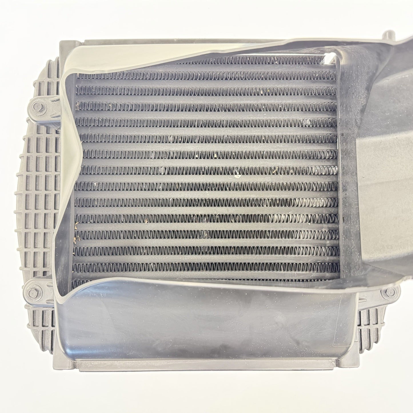 18-24 Maserati Ghibli Driver Left Turbo Intercooler With Duct Trim 670035636 OEM