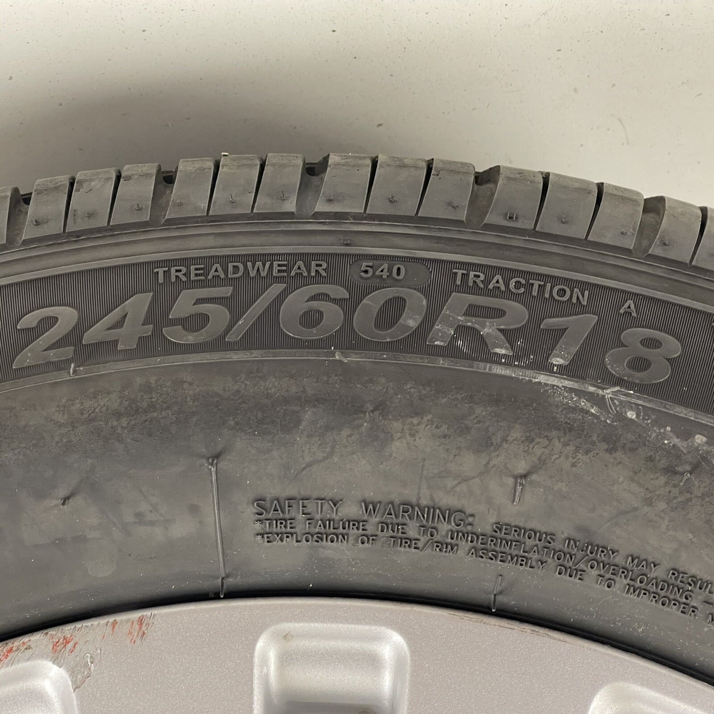 16-20 HONDA PILOT WHEEL RIM W/ TIRE 18x8 +55 OFFSET FACTORY OEM