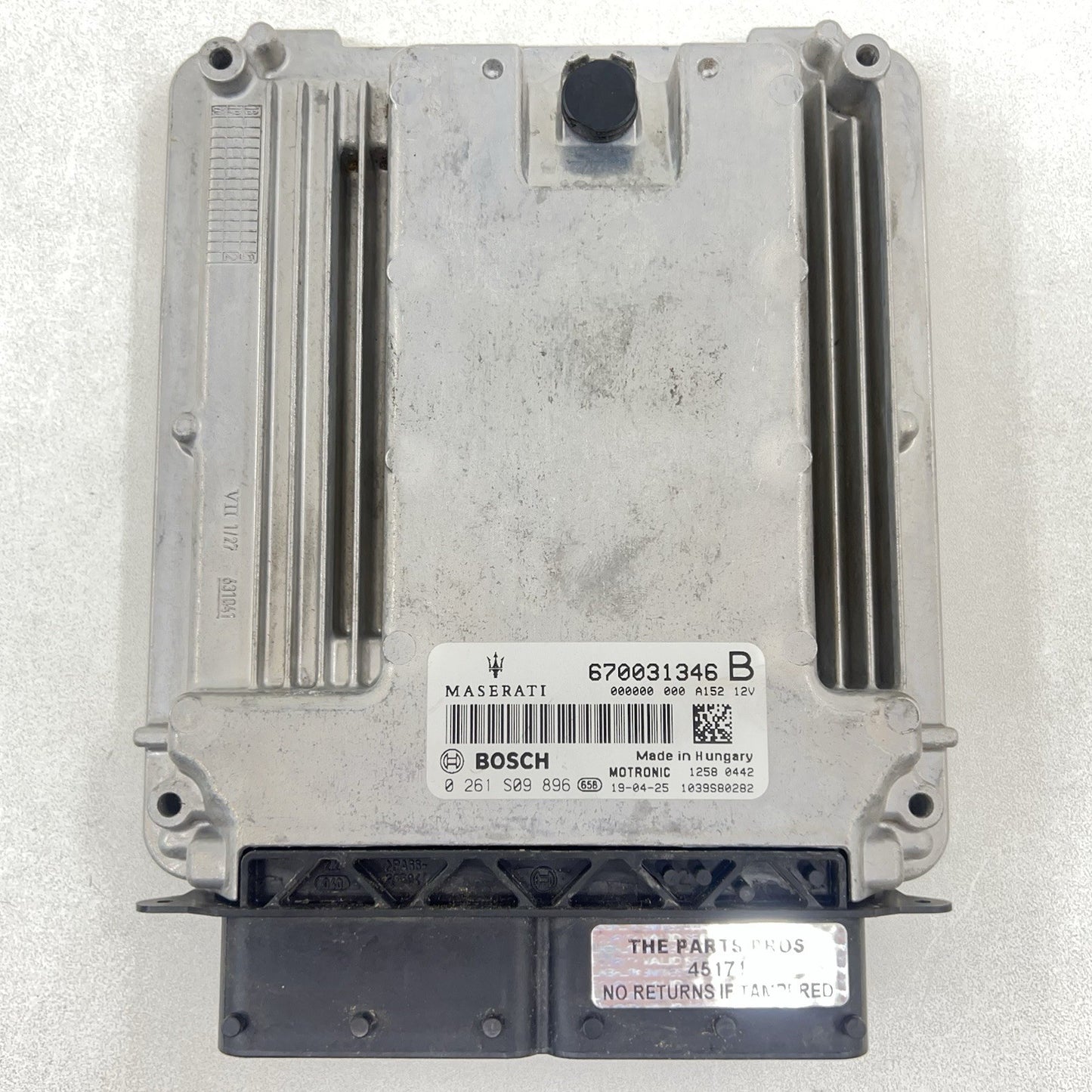2019 MASERATI GHIBLI ENGINE CONTROL MODULE ECU BODY MODULE RF HUB W/ KEY SET OEM