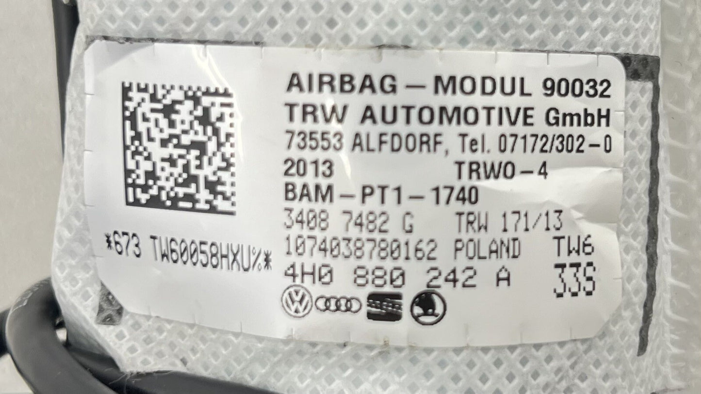 13-18 BENTLEY FLYING SPUR PASSENGER RIGHT FRONT SEAT AIRBAG 4H0 880 242 A OEM