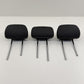 2008-2014 Mercedes C250 W204 Sedan Rear Seat Headrest Head Rest Set Black OEM