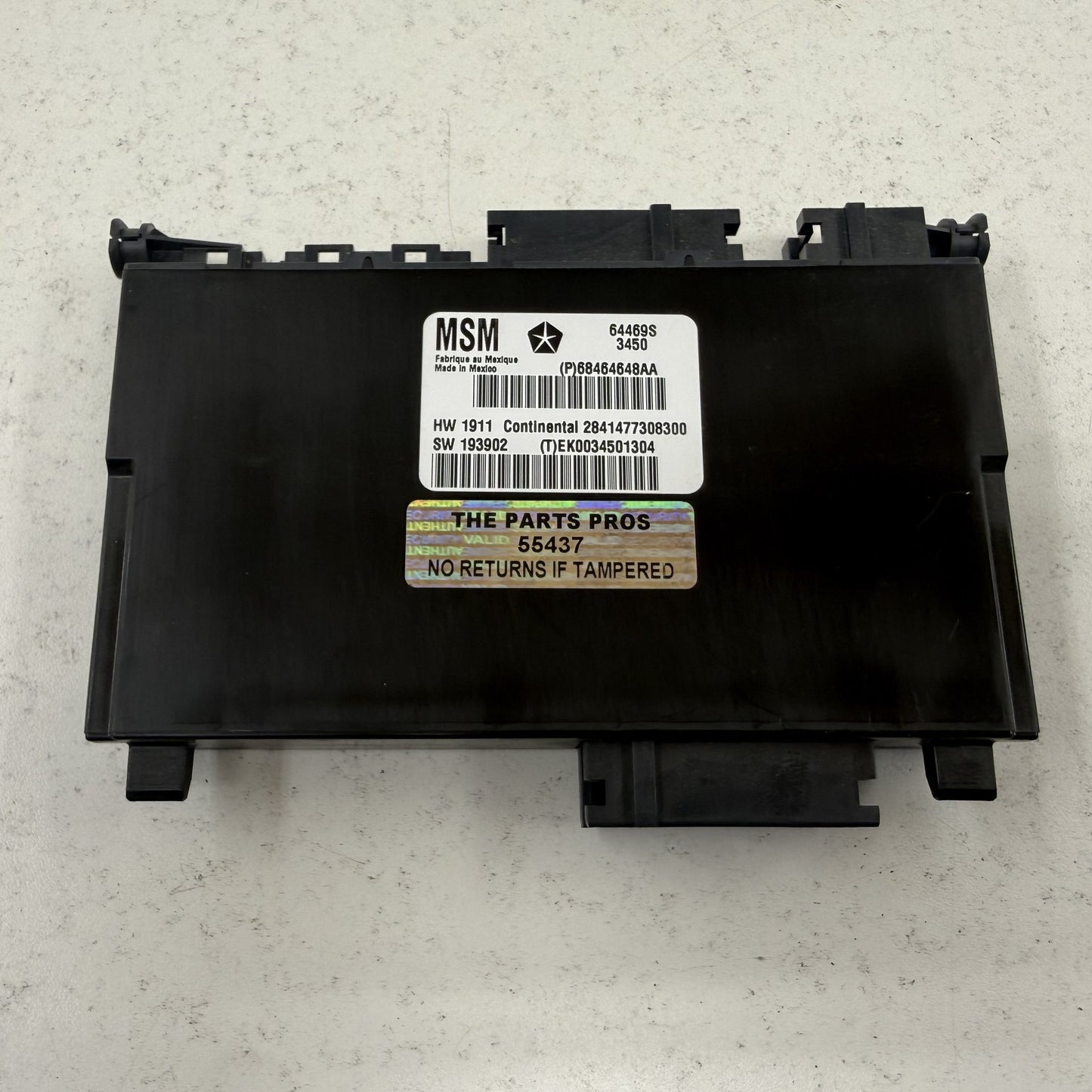 2016-2026 Dodge Durango Front Seat Memory Control Module 68464648AA OEM