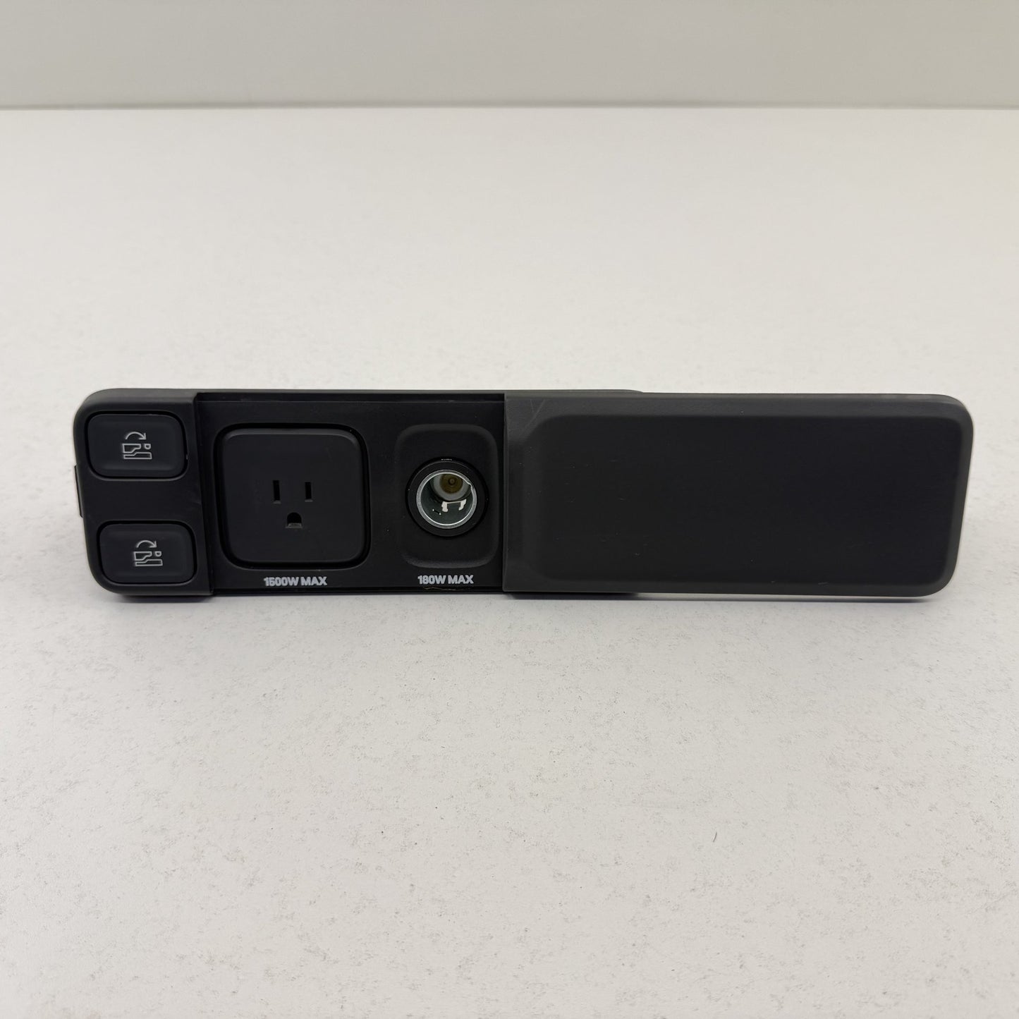 2022-2024 Rivian R1S Left Rear Seat Fold Down Switch &amp; Power Outlets W/ Trim OEM