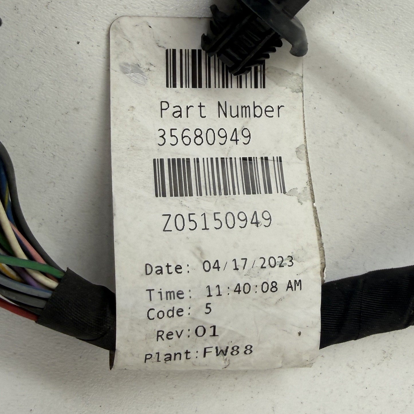 2022-2024 Rivian R1S Left Front Bay Wiring Harness PT00417186-C OEM