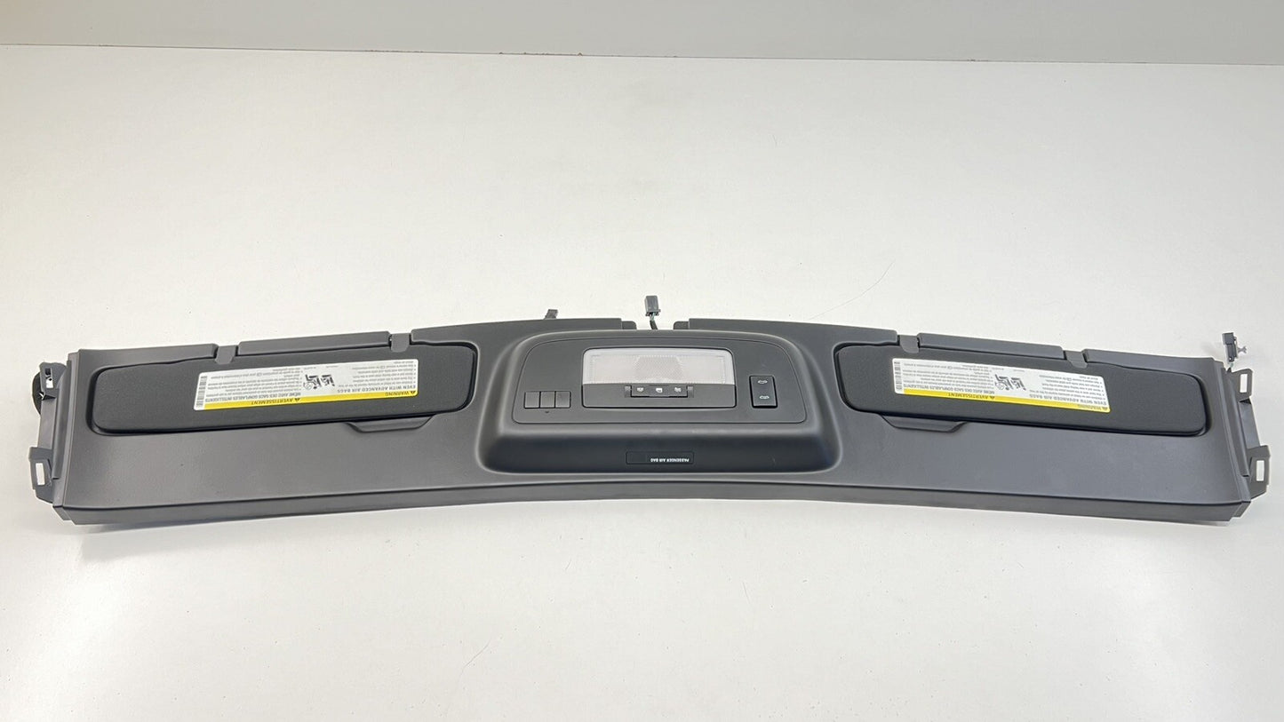 11-15 CHEVROLET CAMARO SS CONVERTIBLE OVERHEAD DOME LIGHT W/ SUN VISOR PAIR OEM