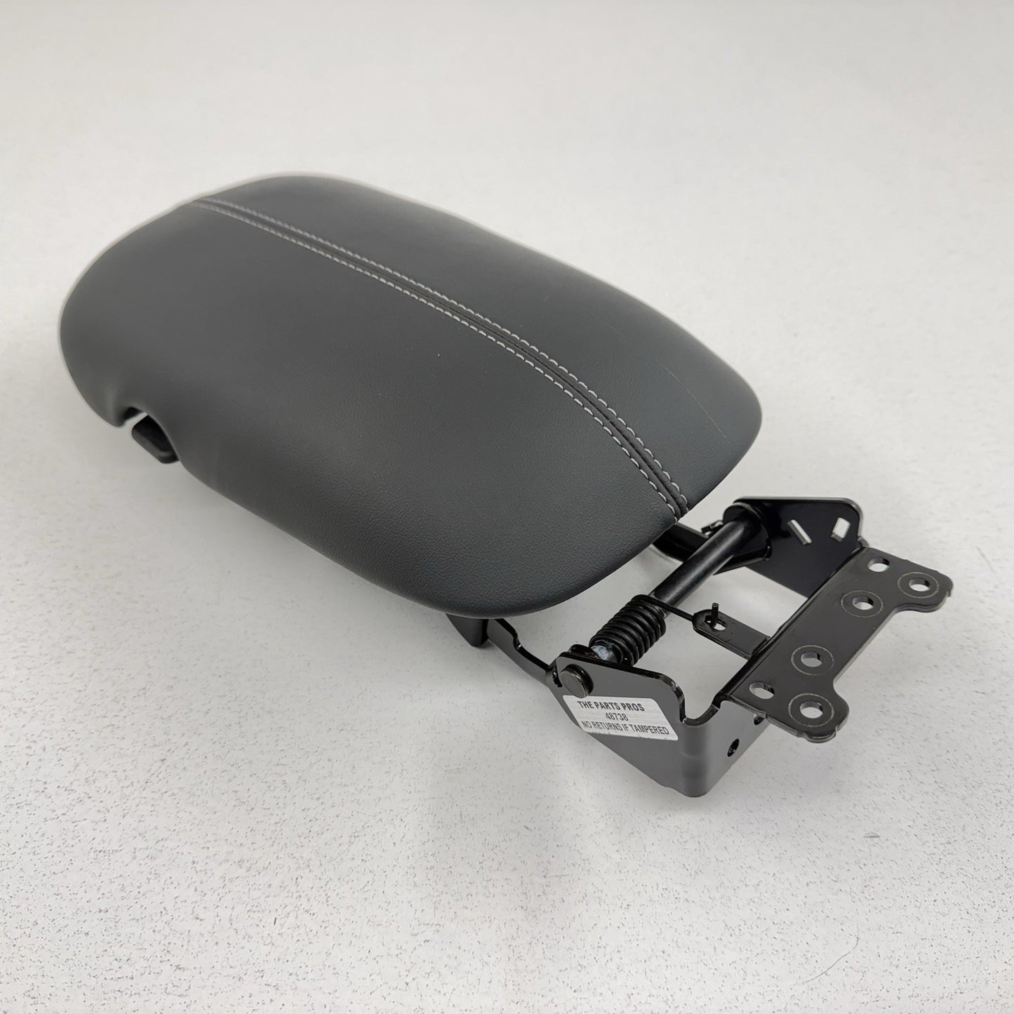 24-26 Ford Mustang Center Console Armrest Arm Rest Cover Lid White Stitching OEM