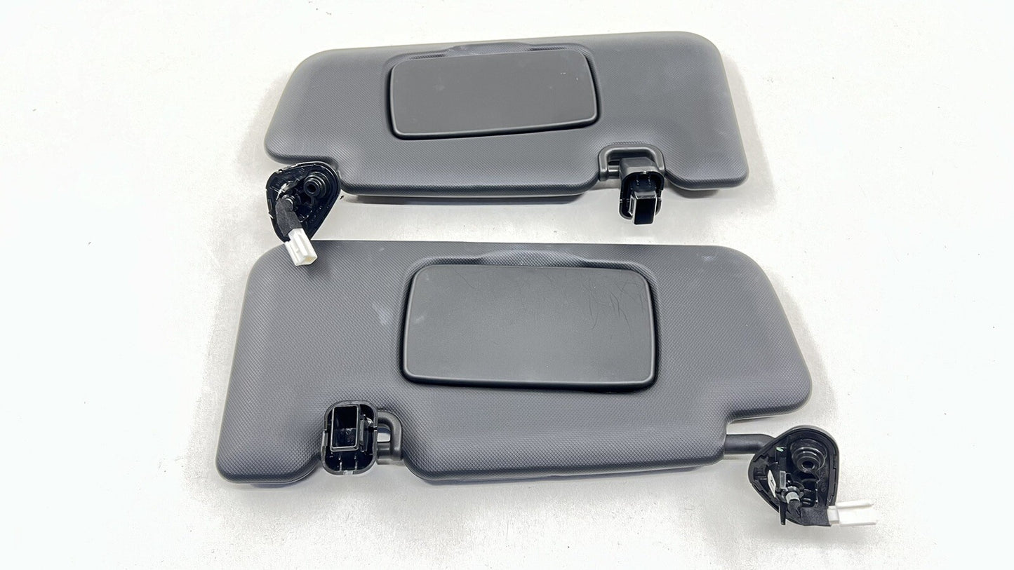 22-25 SUBARU WRX LEFT & RIGHT SUNVISOR SUN VISOR SHADE PAIR BLACK OEM