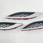 14-22 MASERATI GHIBLI RIGHT FRONT FENDER AIR VENT GRILLE COVER TRIM SET OF 3 OEM