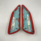 16-24 Chevrolet Camaro Knee Pad Interior Trim Kit Console & Door Panels Red OEM