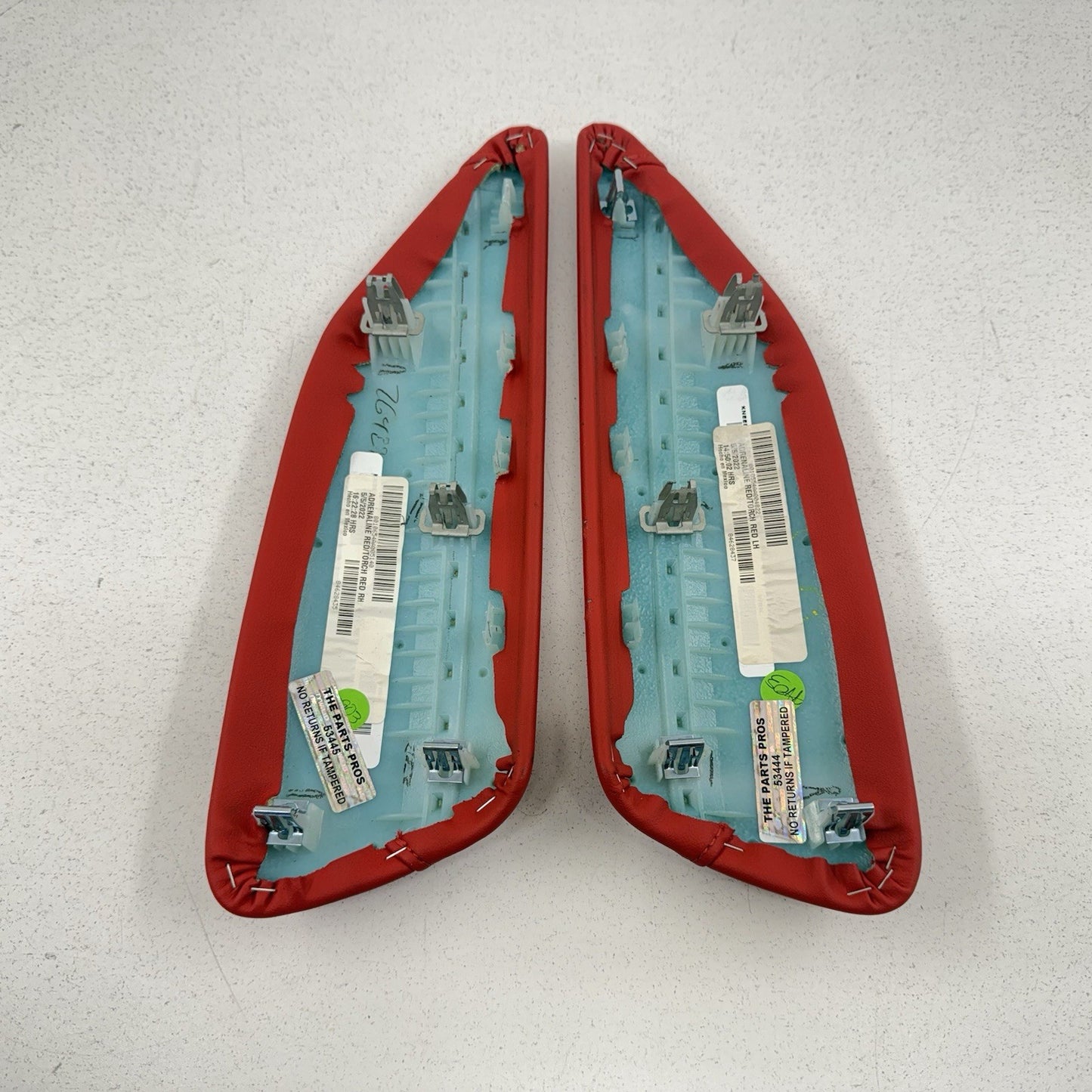 16-24 Chevrolet Camaro Knee Pad Interior Trim Kit Console & Door Panels Red OEM