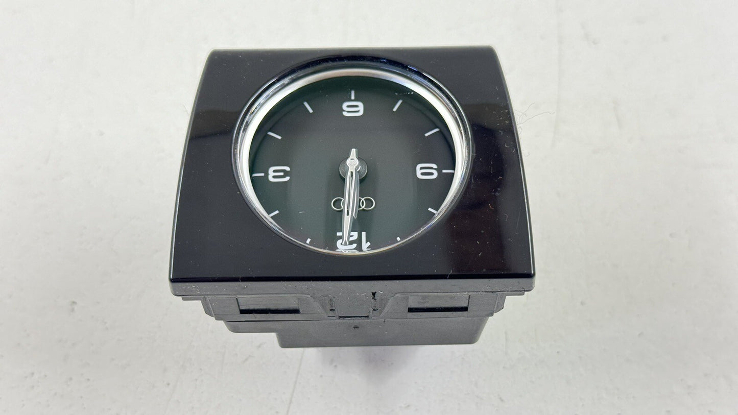 11-18 AUDI A8 CENTER DASH CLOCK ANALOG TIME 4H0919204M OEM