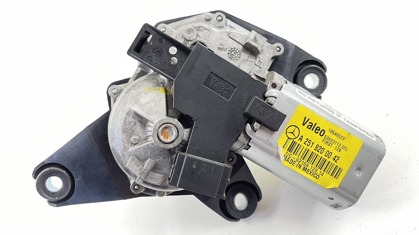 13-16 MERCEDES BENZ GL350 X166 REAR GLASS WINDSHIELD WIPER MOTOR 2518200042 OEM