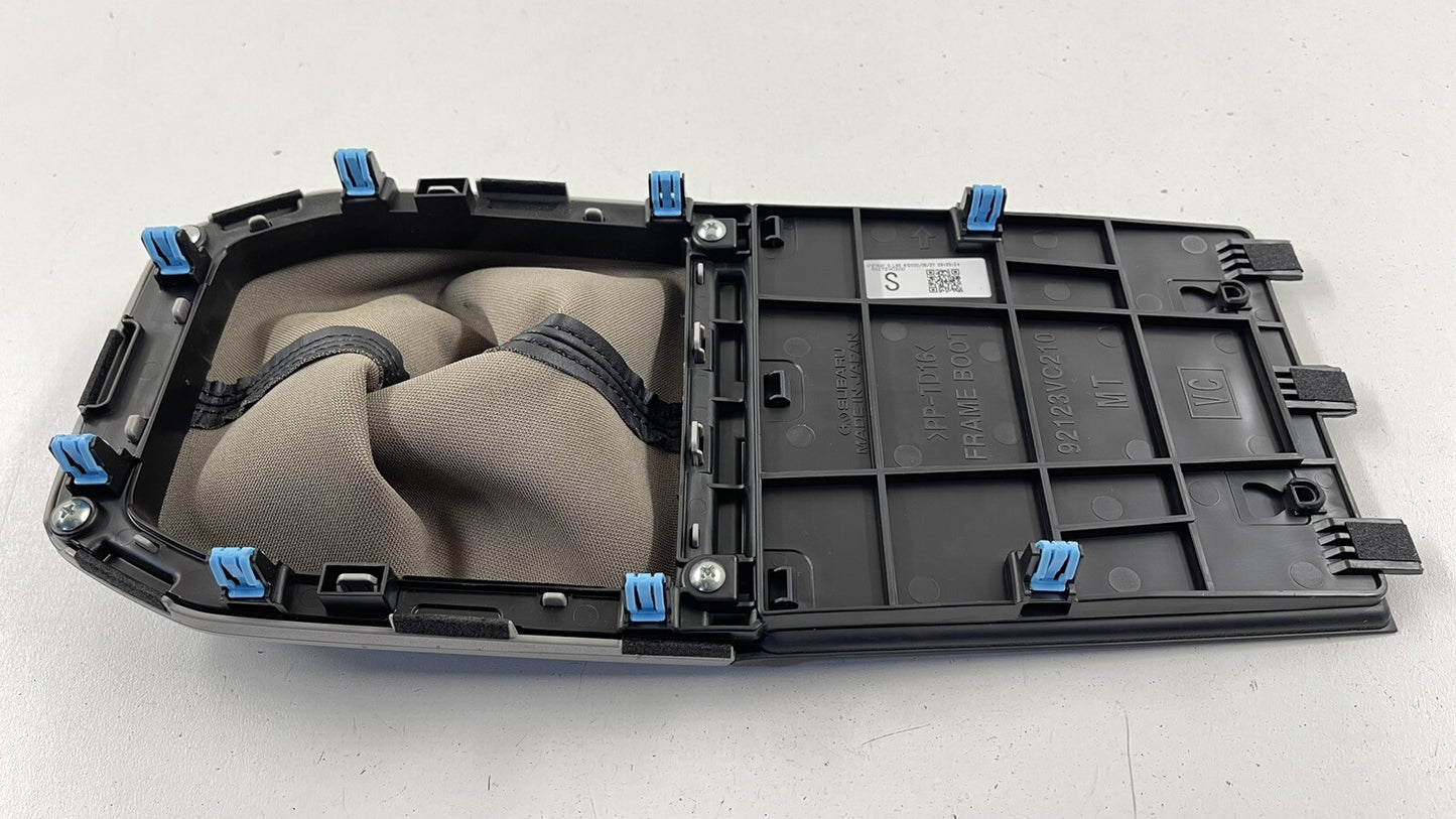 22-23 SUBARU WRX CENTER CONSOLE MANUAL GEAR SHIFT BOOT TRIM COVER 66273VC200 OEM