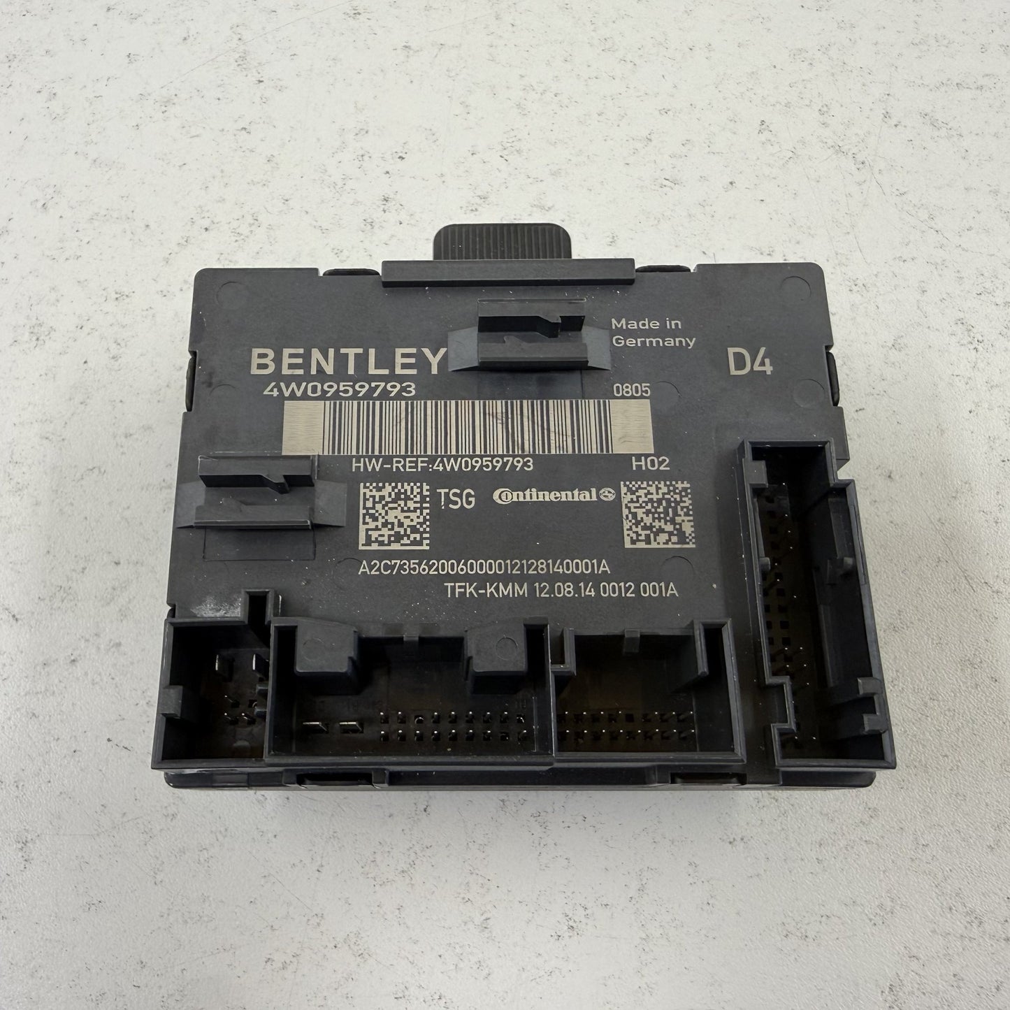 2014-2018 Bentley Flying Spur Left Front Door Control Module 4W0959793 OEM