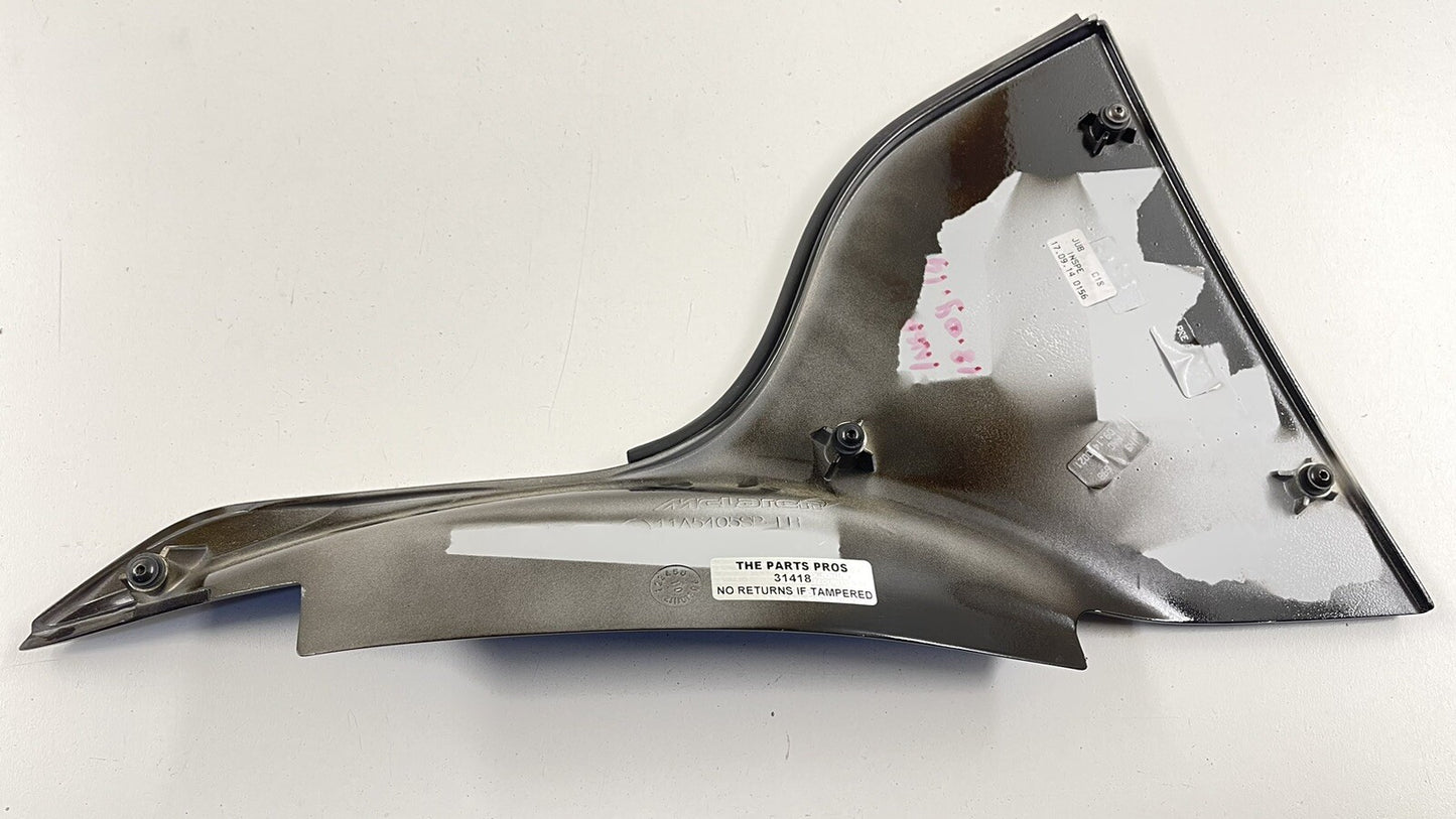 15-17 MCLAREN 650S SPIDER EXTERIOR LEFT UPPER PILLAR PANEL TRIM 11A5405SP OEM