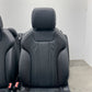 20-24 Audi A4 S-Line Bucket Seat Set Front & Rear Leather Black OEM
