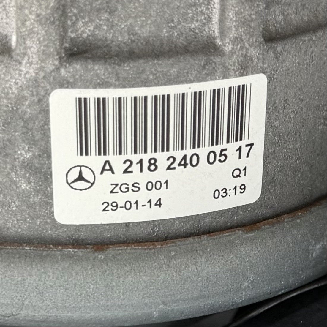 12-18 Mercedes W218 CLS550 Front Subframe Crossmember Engine Cradle Carrier OEM