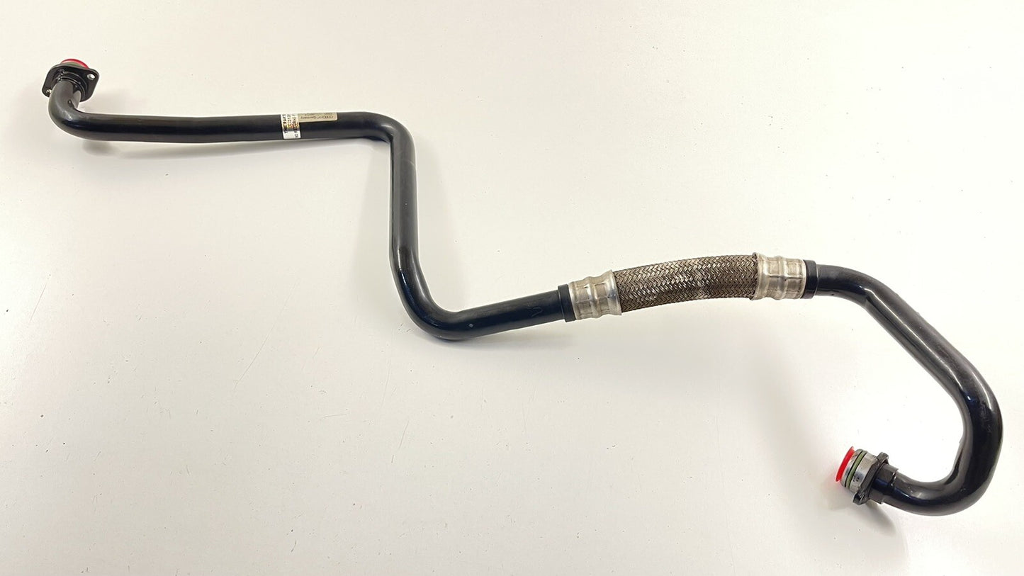 10-15 AUDI R8 5.2L V10 OIL TANK RESERVOIR INLET PIPE LINE HOSE TUBE OEM