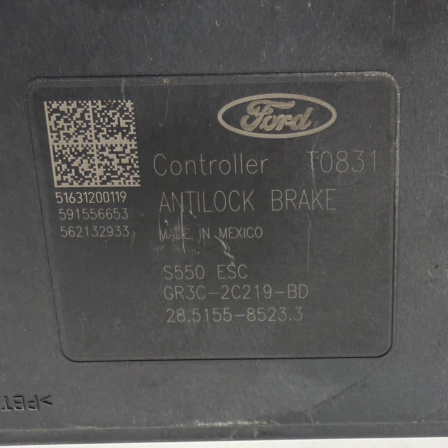 2015-2017 Ford Mustang GT Anti Brake Lock ABS Pump Module GR3C-2C405-BC OEM