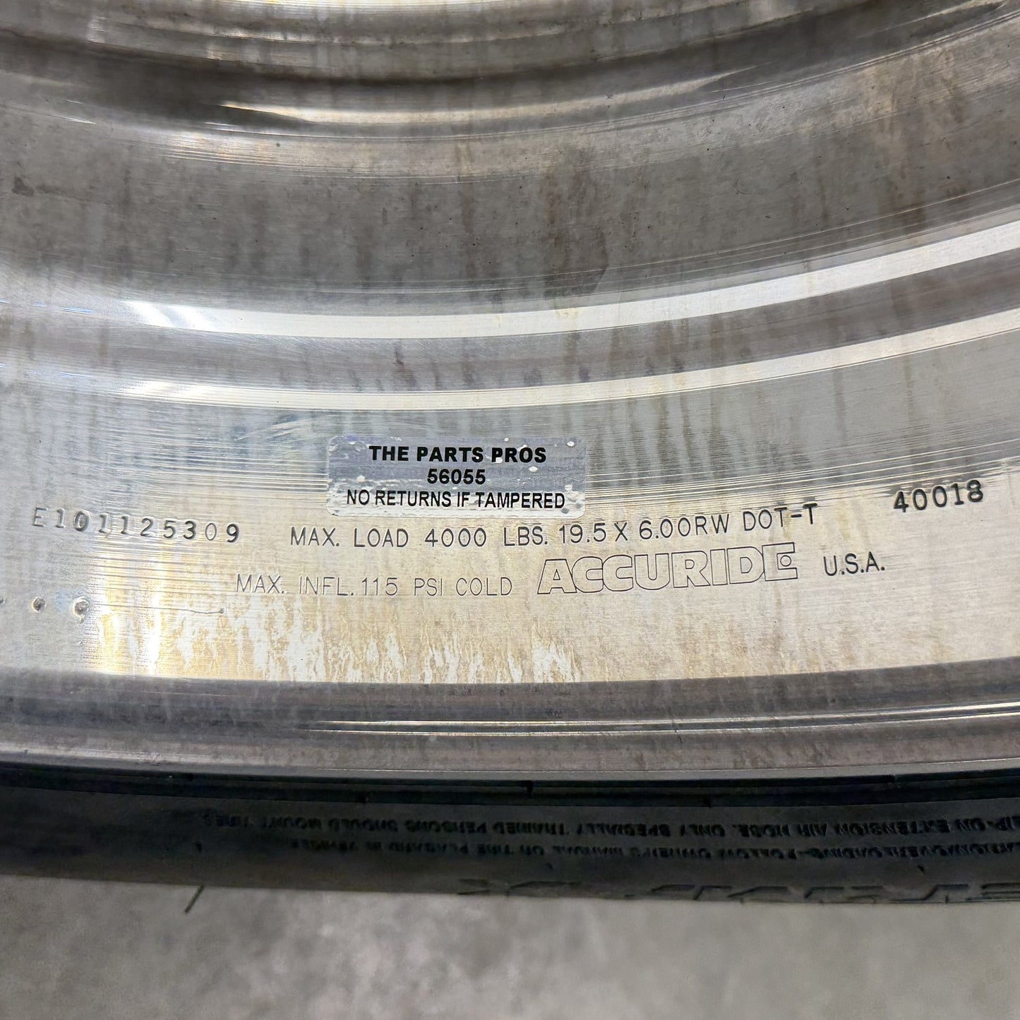 2019-2026 Ram 4500 5500 Dually Wheels Set of 6 Rims & Tires Polished Alcoa Style
