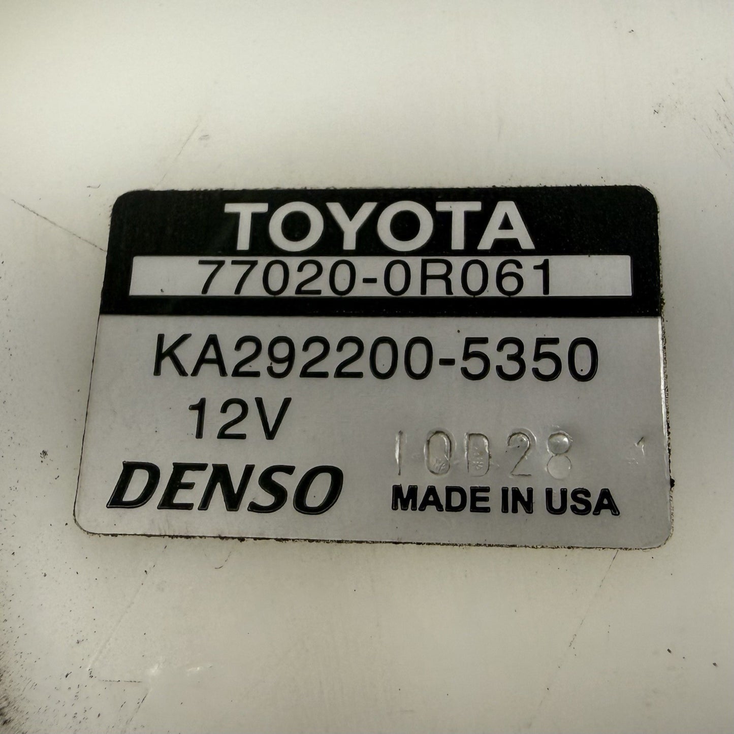 19-25 Toyota RAV4 Hybrid Gas Tank Fuel Pump Sending Unit 77020-0R061 OEM