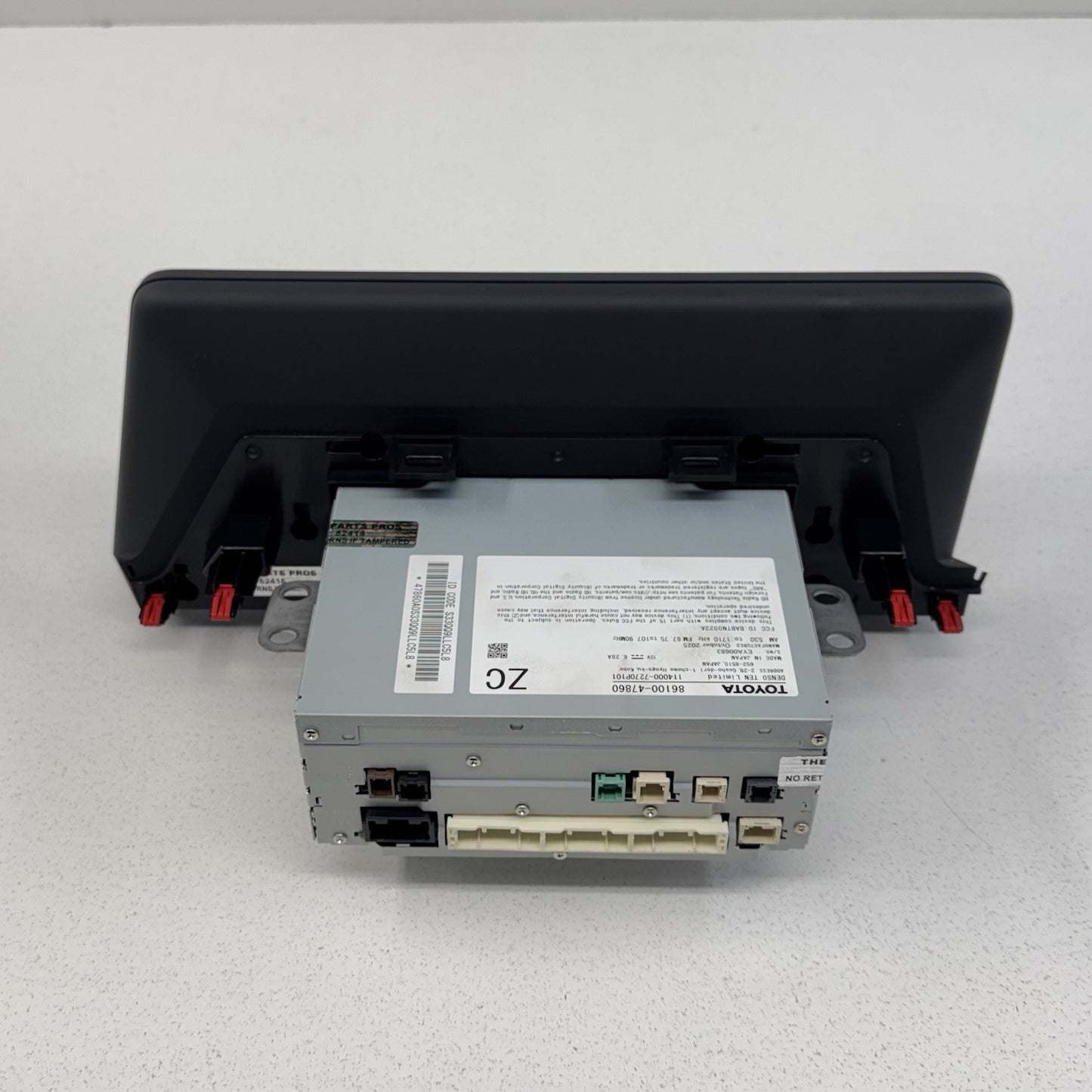 23-26 Toyota Prius 12.3" Radio Display Touch Screen Head Unit 86100-47860 OEM