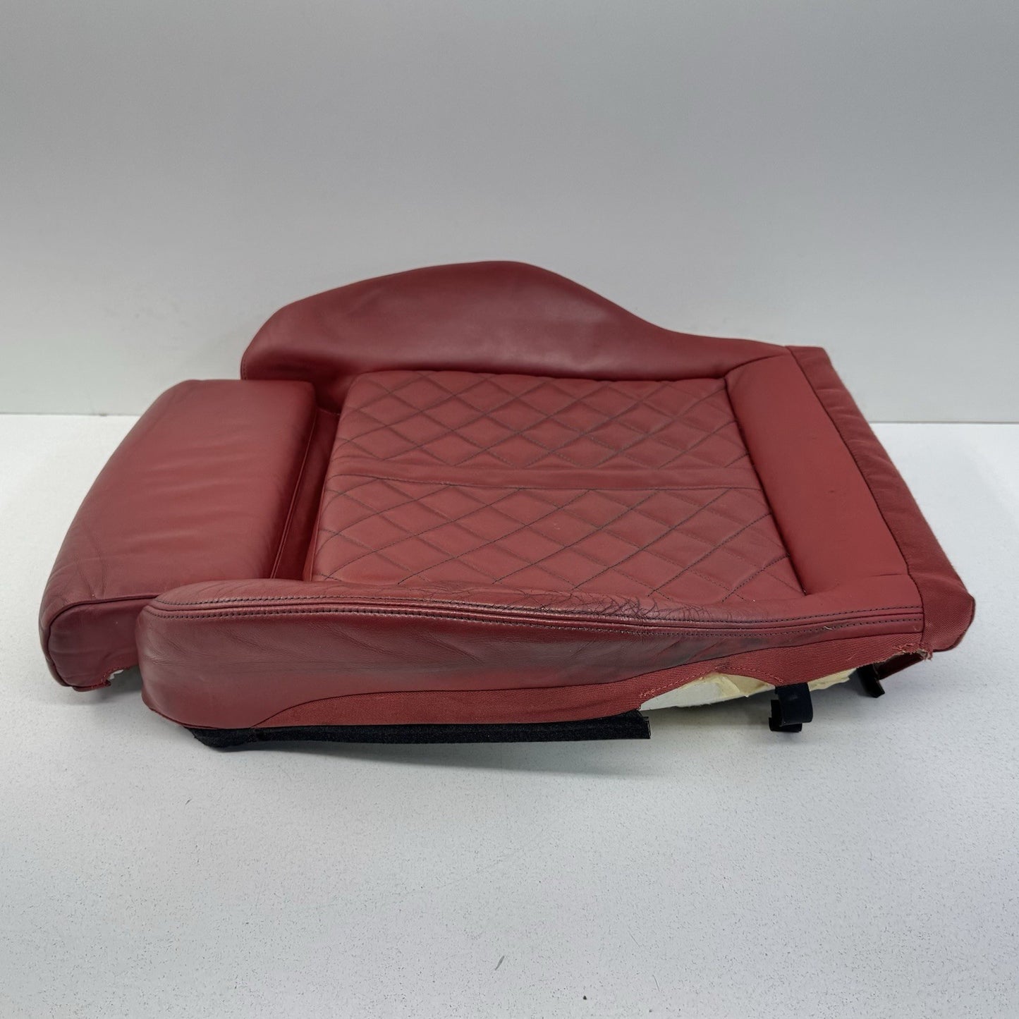 18-24 Audi S4 S5 Driver Left Front Sport Seat Lower Cushion Magma Red OEM