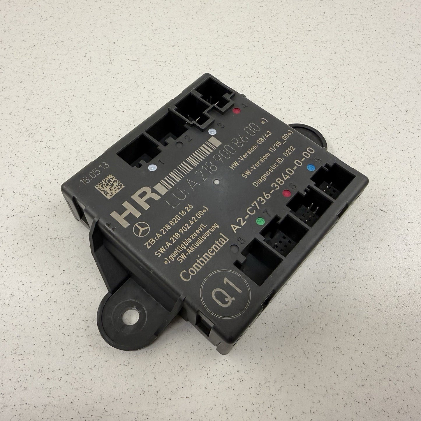 10-16 Mercedes W212 E350 Passenger Right Rear Door Control Module 2189008600 OEM