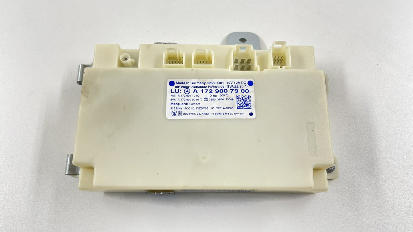 12-14 MERCEDES BENZ W204 C CLASS KEYLESS GO ENTRY CONTROL MODULE 1729007900 OEM