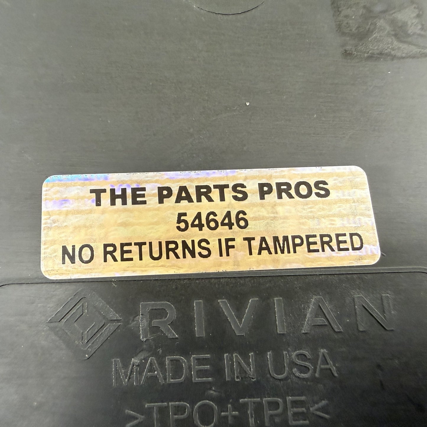 2022-2024 Rivian R1S R1T Front Fender Underhood Closeout Trim Panel Pair OEM