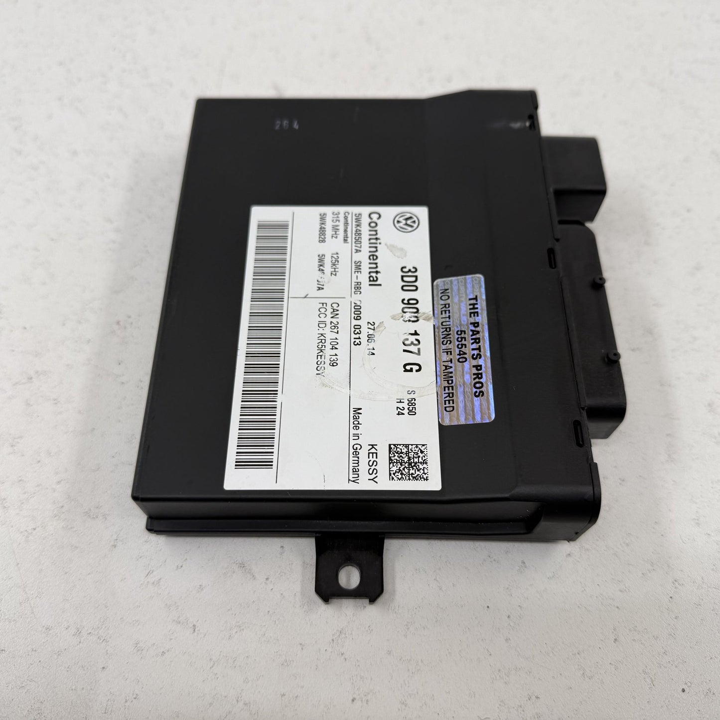2014-2018 Bentley Flying Spur Kessy Keyless Entry 315MHz Module 3D0909137G OEM