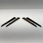 14-24 Maserati Ghibli Left Right Front Rear Door Panel Trim Set Wood Grain OEM