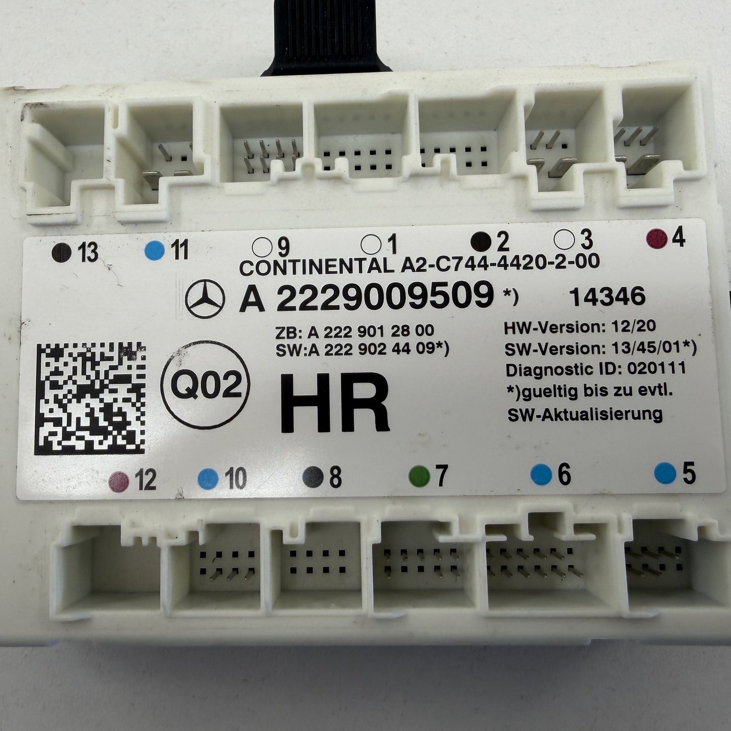 2014-2020 Mercedes-Benz S550 W222 Passenger Right Rear Door Control Module OEM