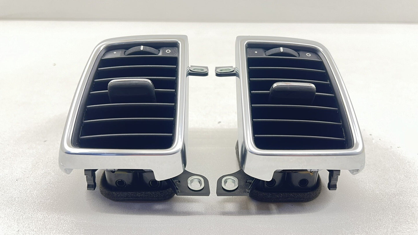 10-16 PORSCHE PANAMERA REAR LEFT AND RIGHT AIR VENT GRILLE GRILL TRIM PAIR OEM