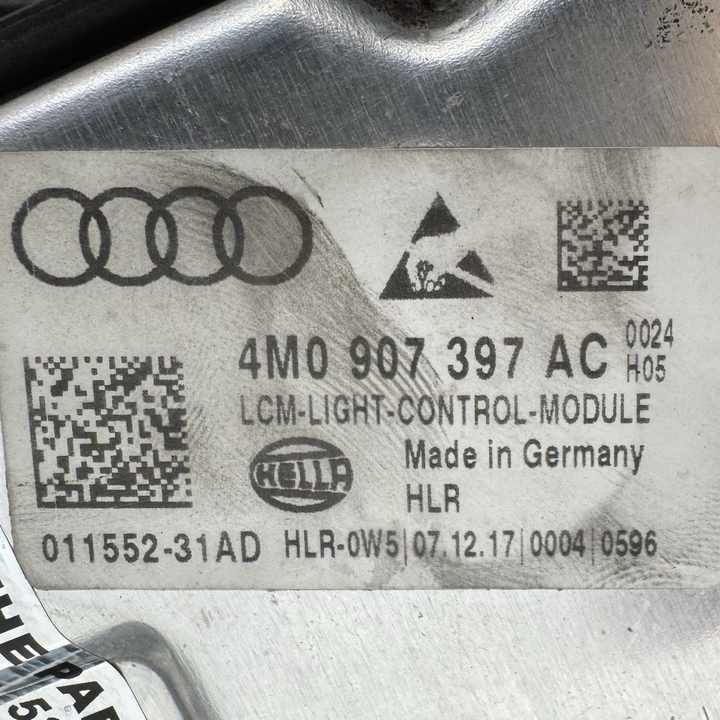 18-19 Audi A5 S5 Driver Left Front Headlight Head Light Lamp LED Complete OEM