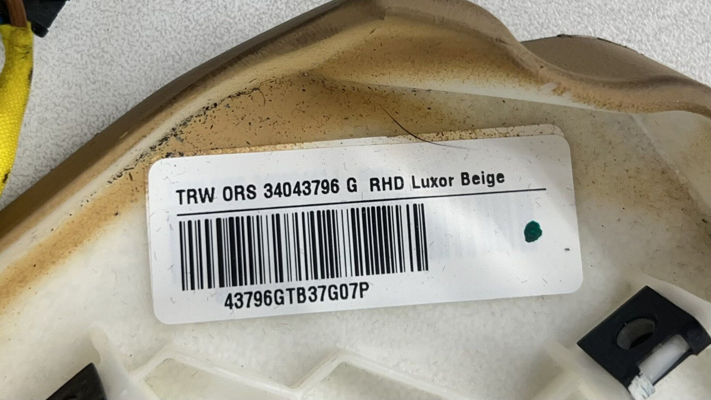 10-16 PORSCHE PANAMERA RIGHT FRONT LOWER KNEE AIRBAG AIR BAG SRS LUXOR BEIGE OEM