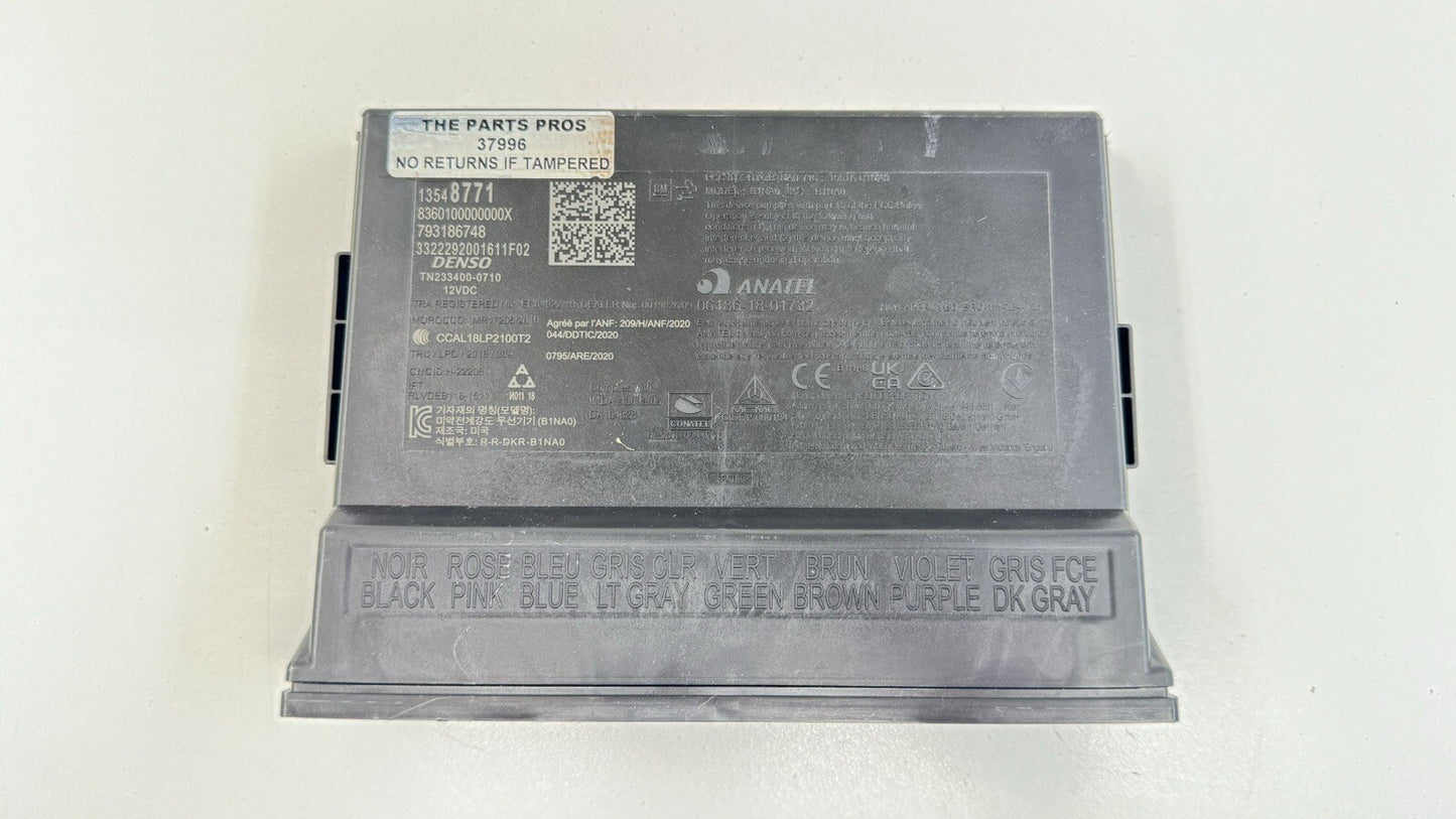 22-24 CADILLAC CT4 V BLACKWING BODY CONTROL MODULE BCM 13548771 OEM