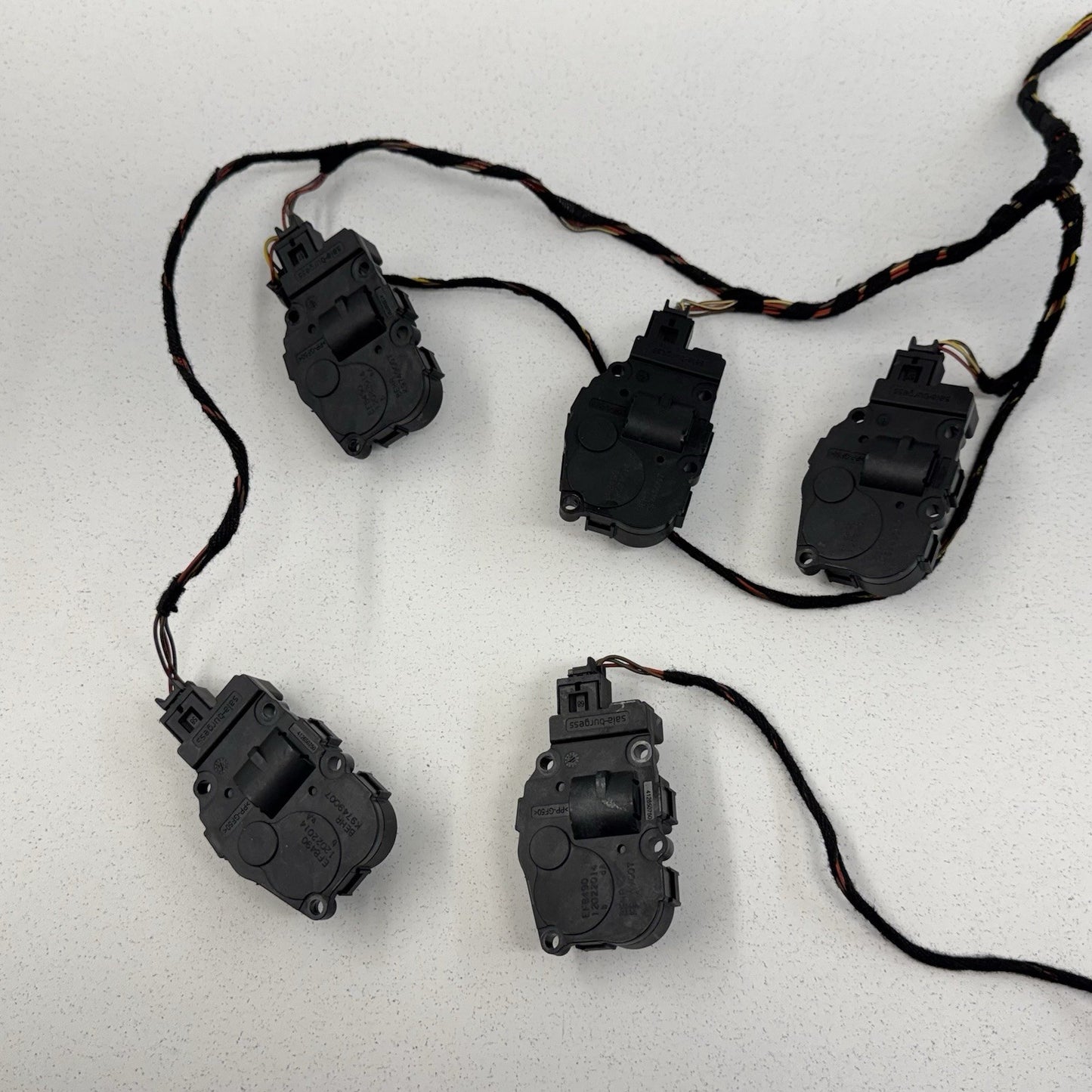 12-18 Mercedes CLS550 HVAC Box Heater AC Flap Motor Air Mix Actuator Set OEM