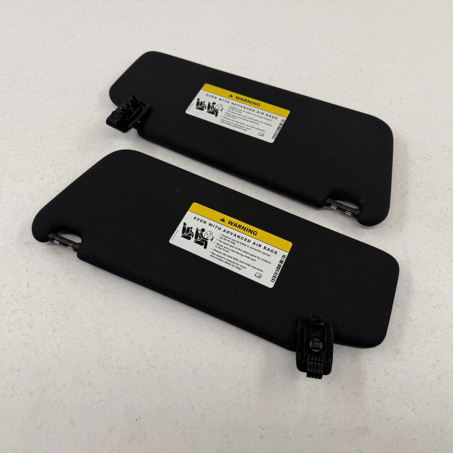 2008-2014 Mercedes C250 W204 Sunvisor Sun Visor Shade Pair Left Right Black OEM