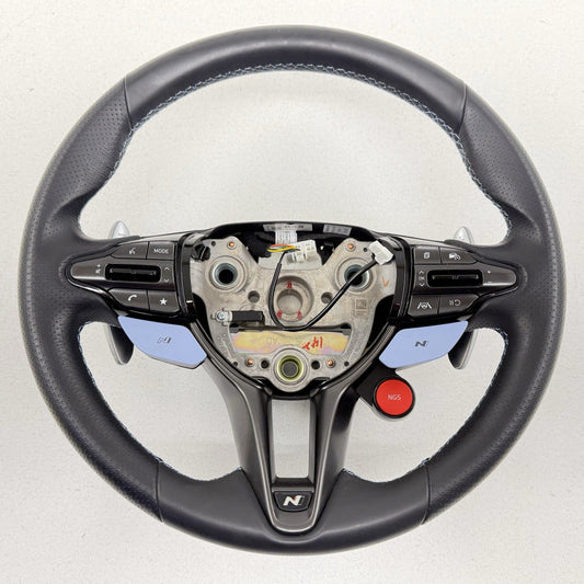 24-26 Hyundai Elantra N Steering Wheel W/ Paddle Shifters Leather OEM