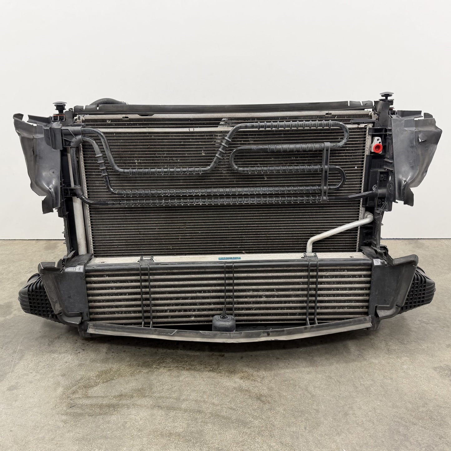 2012-2014 Mercedes C250 W204 Radiator Support Cooling Pack Rebar Assembly OEM