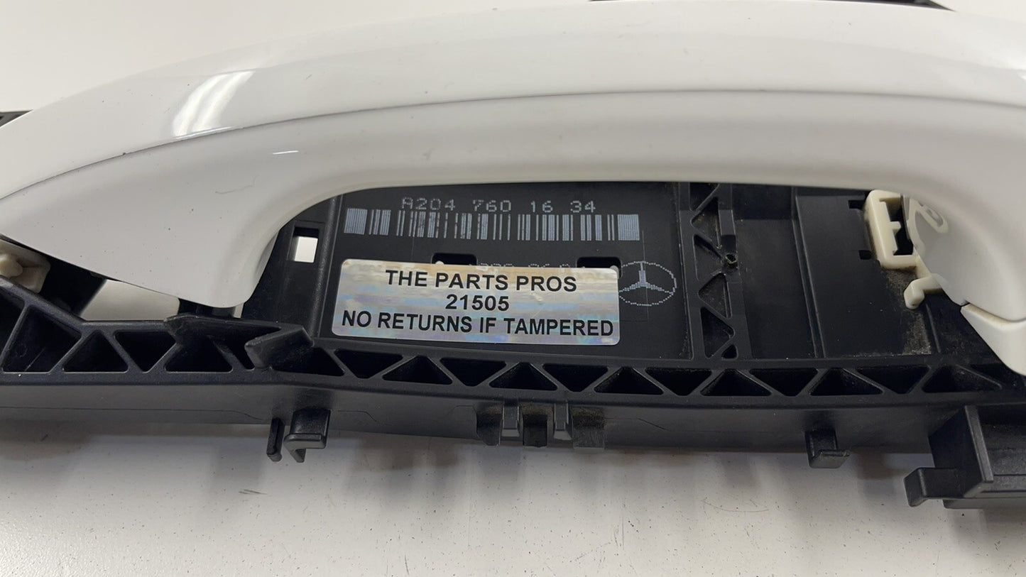 08-14 MERCEDES W204 W212 C E CLASS RIGHT FRONT OR REAR DOOR HANDLE WHITE OEM