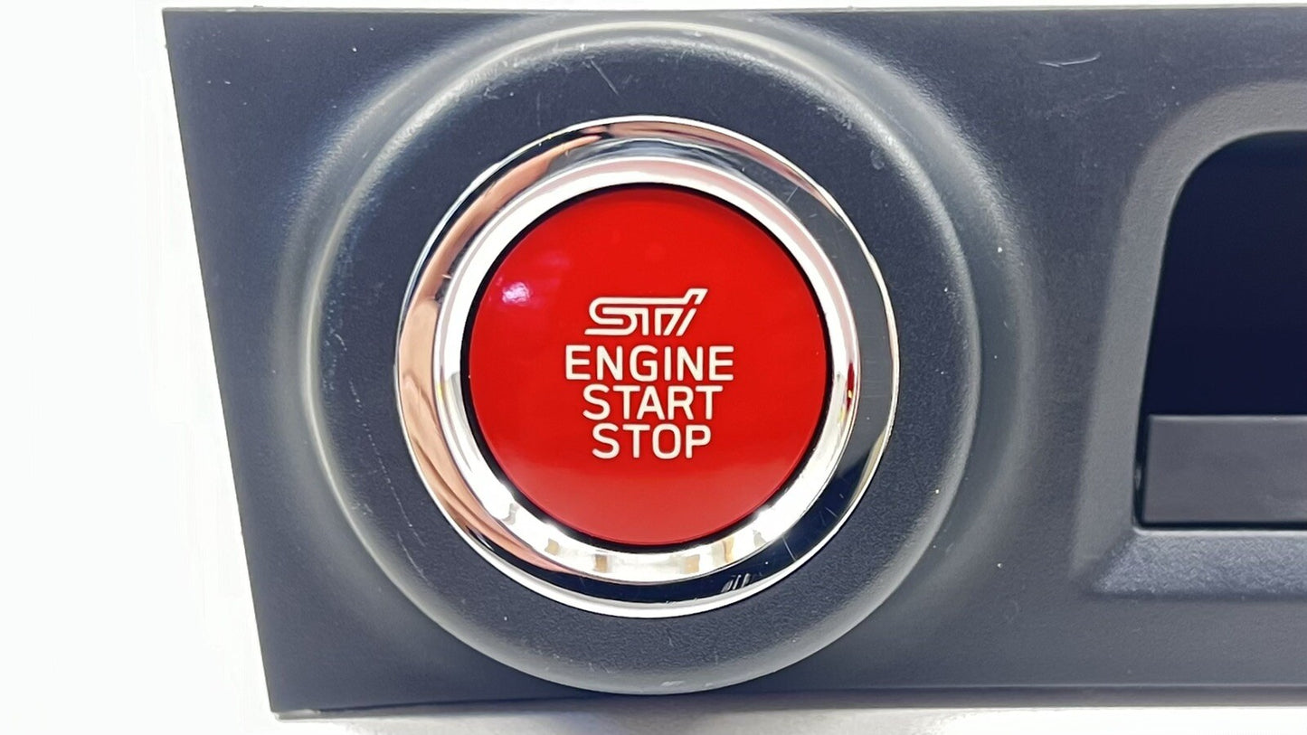 2018 SUBARU BRZ TS STI ENGINE IGNITION SWITCH PUSH START STOP BUTTON W/ TRIM OEM