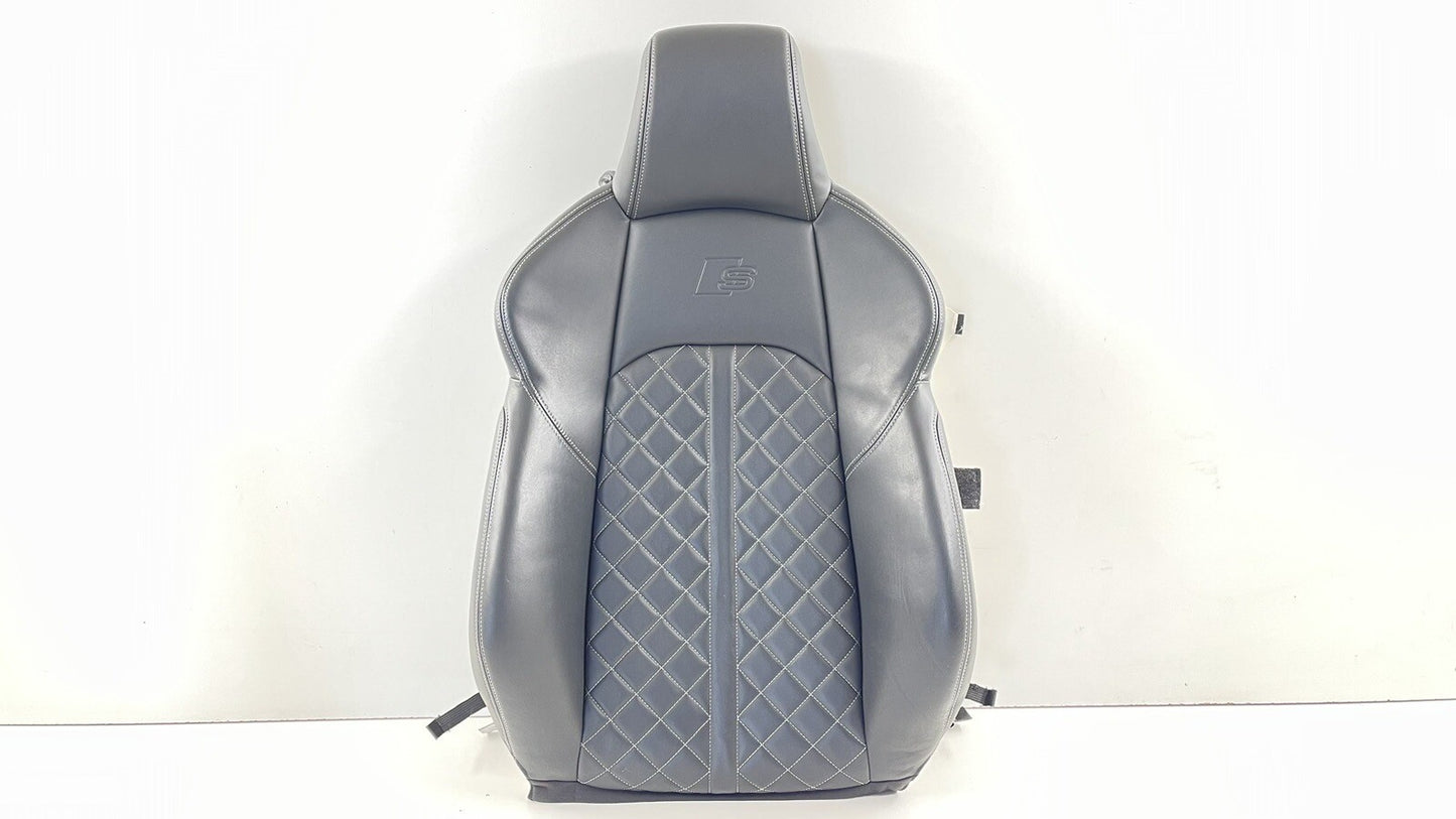 18-23 AUDI S5 DRIVER LEFT FRONT UPPER SEAT CUSHION COVER OEM